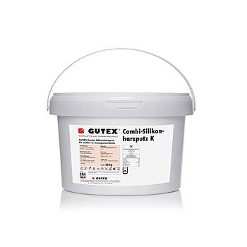 25KG Seau Enduit combiné à base de résine silicone GUTEX® couleur / Grain de 1,5 mm / conso 2.3 kg/m²